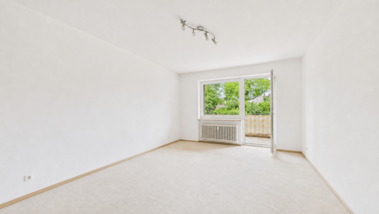 Wohnzimmer (KI-Visualisiert) M�nchen Erdgeschosswohnung HEGERICH: Vermietete 2-Zimmer-Wohnung mit S�dost-Loggia und TG-Stellplatz in Hadern-M�nchen