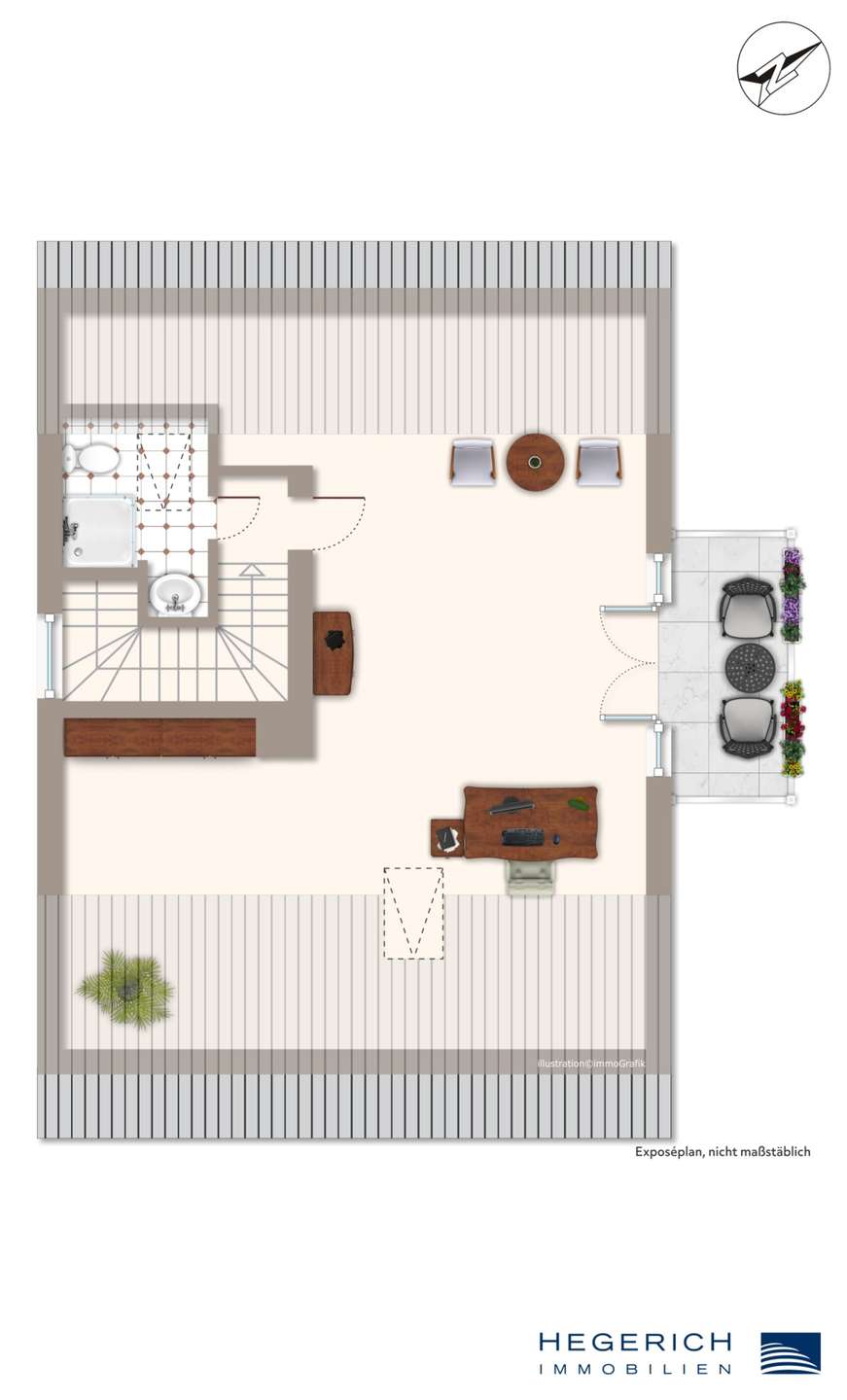 Expose_Grundriss_DG Einfamilienhaus Ottobrunn