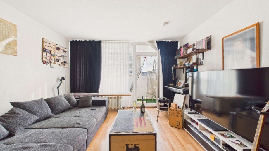 Wohnzimmer Etagenwohnung M�nchen