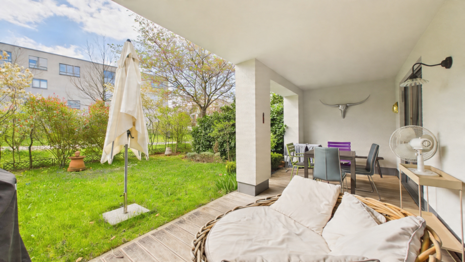 Terrasse Erdgeschosswohnung M�nchen