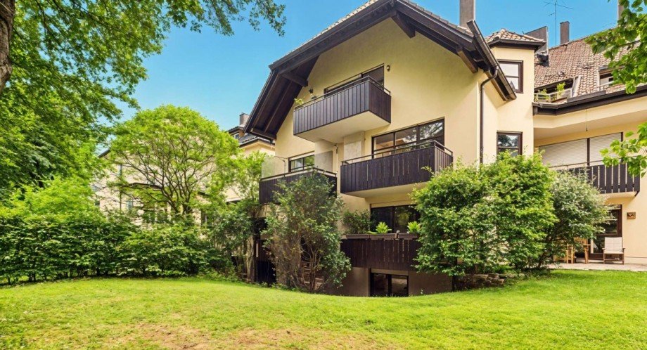 Balkonansicht Etagenwohnung M�nchen