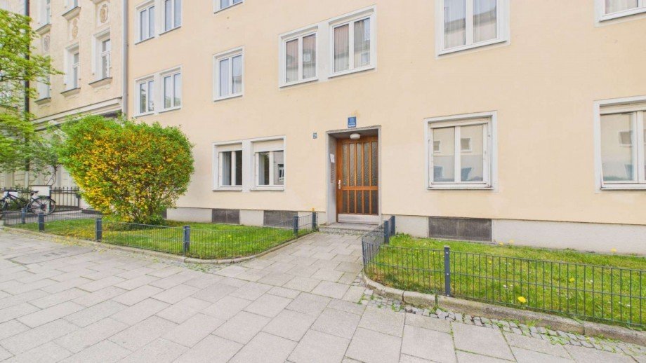 Au�enansicht Erdgeschosswohnung M�nchen
