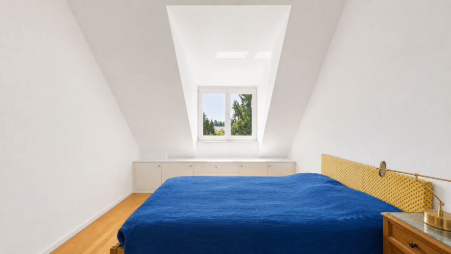 Schlafzimmer Dachgeschosswohnung M�nchen