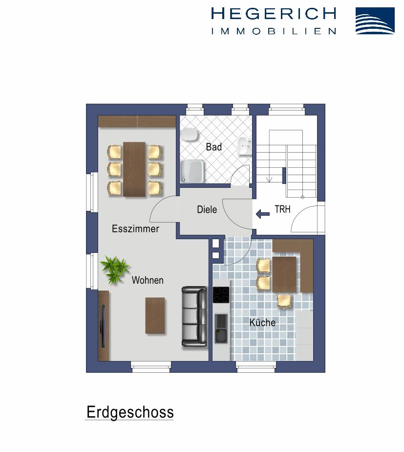 Grundriss EG Einfamilienhaus M�nchen