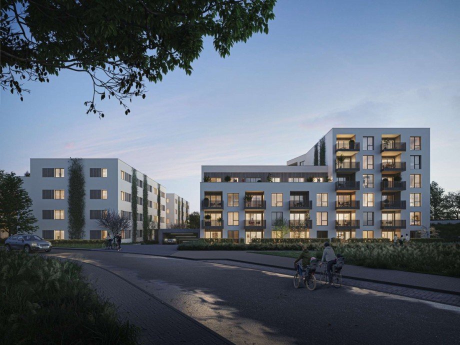 Visualisierung Au�enbereich Etagenwohnung N�rnberg