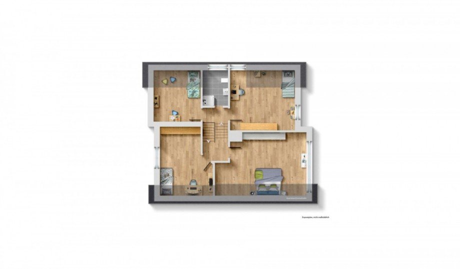 Grundriss OG/DG Einfamilienhaus N�rnberg