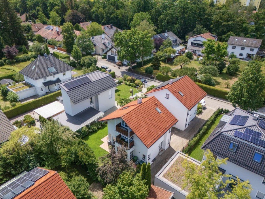 Au�enansicht Einfamilienhaus Ottobrunn