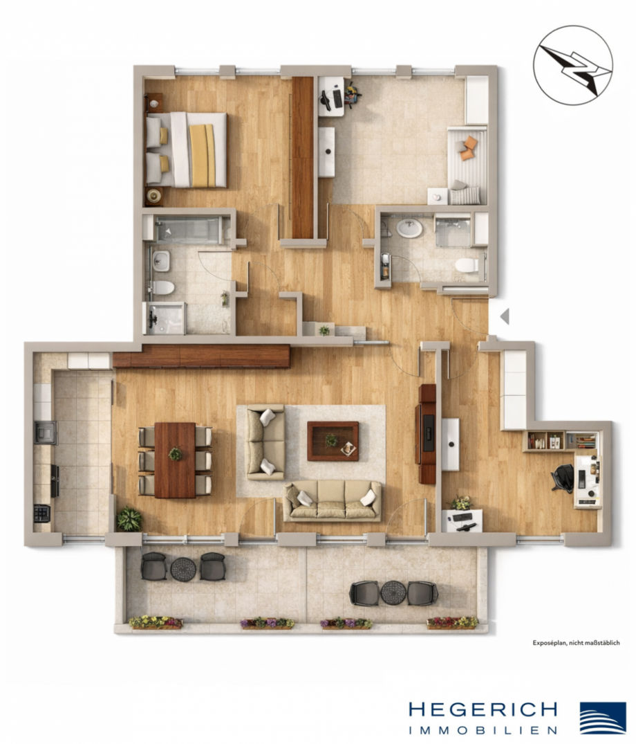 Grundriss Etagenwohnung M�nchen