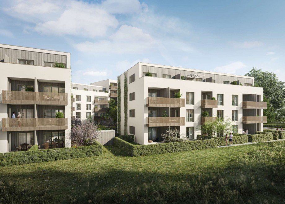 Visualisierung Au�enbereich Etagenwohnung N�rnberg