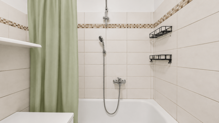 Badezimmer (KI-gest�tzt bearbeitet) Erdgeschosswohnung M�nchen