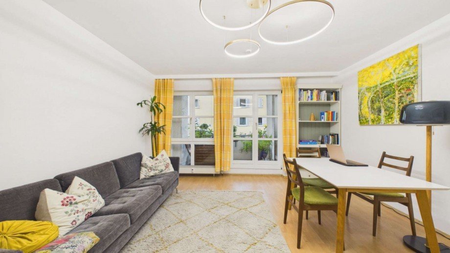 Wohnzimmer Maisonettewohnung M�nchen