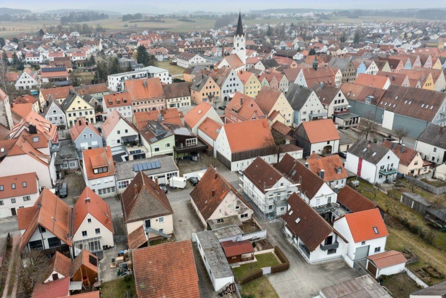 Draufsicht Bauernhaus Freystadt