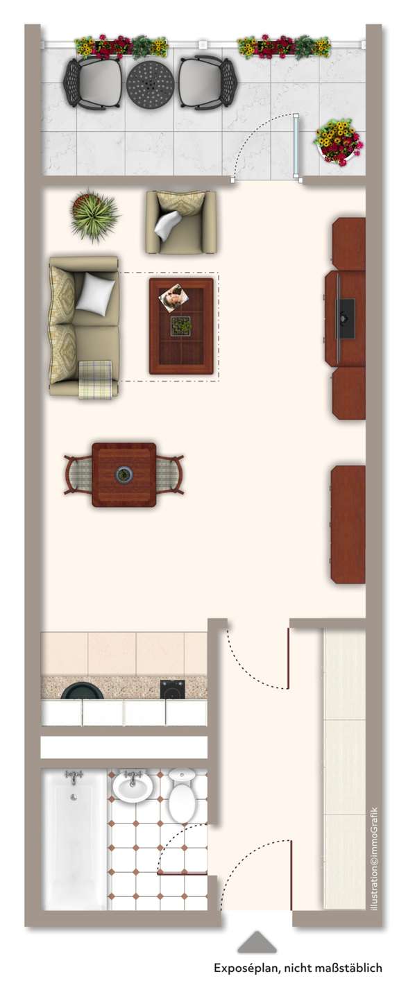 Grundriss Etagenwohnung M�nchen