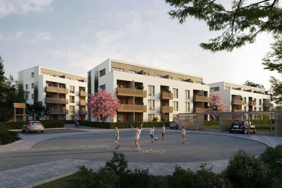 Visualisierung Innenhof Etagenwohnung N�rnberg