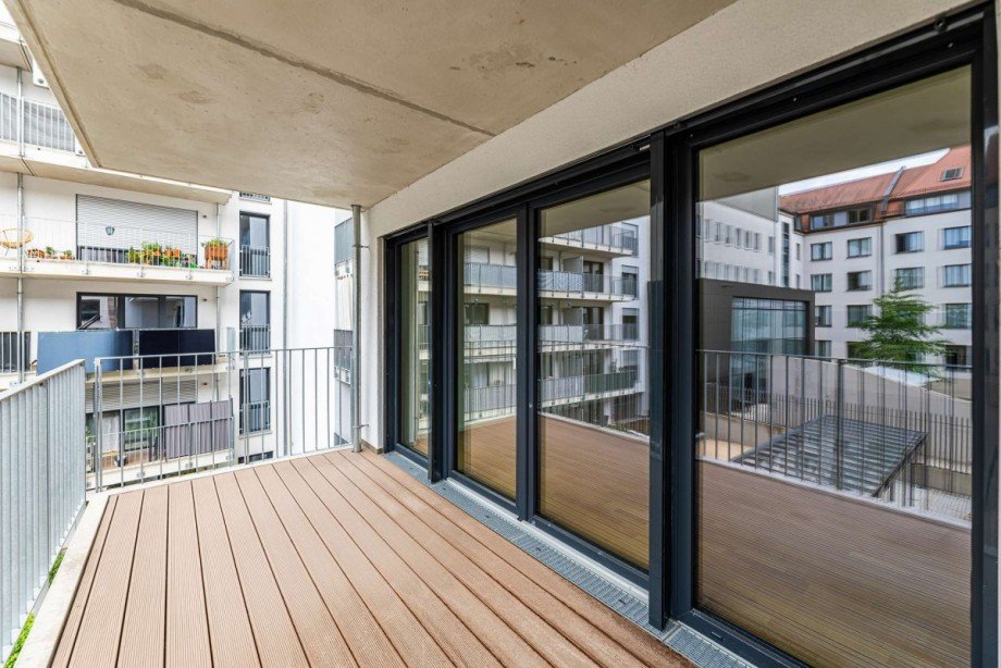 Balkon Etagenwohnung F�rth