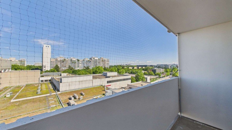 Blick vom Balkon Etagenwohnung M�nchen