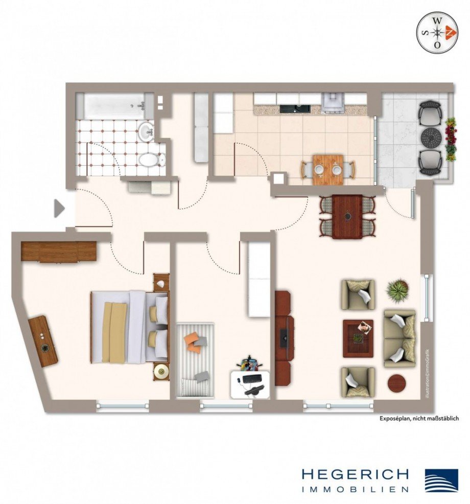 Grundriss Etagenwohnung M�nchen