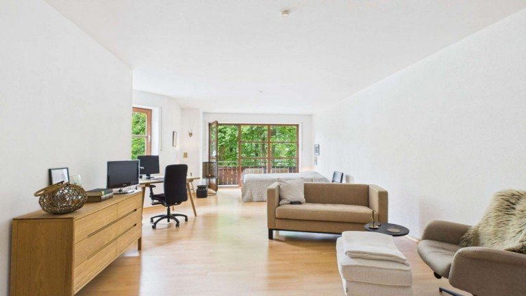 Zimmer M�nchen Etagenwohnung HEGERICH: Vermietete 1-Zimmer-Wohnung in Untergiesing-Harlaching - ein echtes Schmuckst�ck!