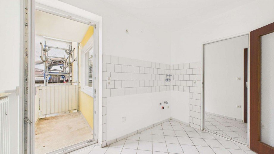 K�che mit Balkonzugang Etagenwohnung M�nchen