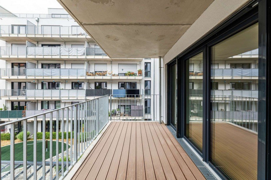 Balkon Etagenwohnung F�rth