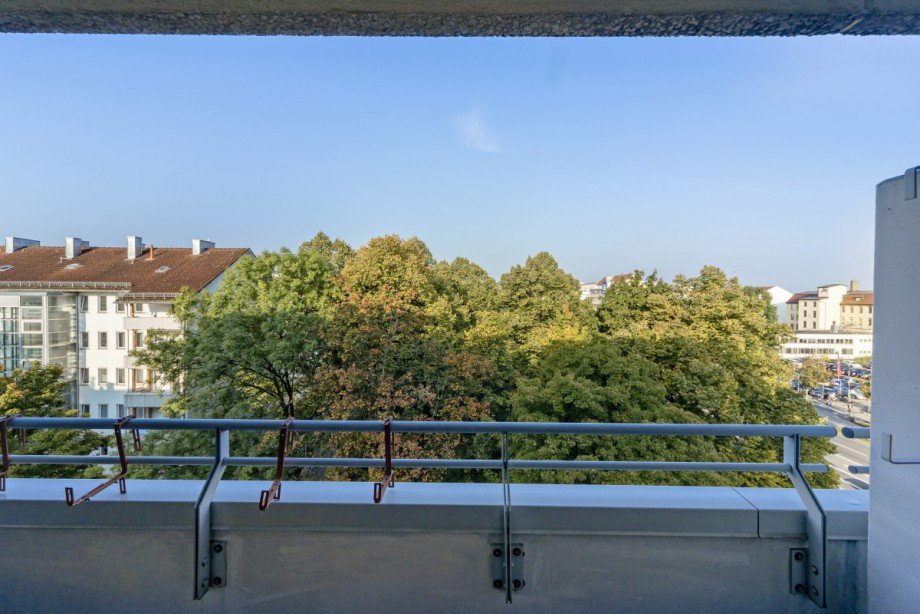 Blick vom Balkon Wohnung M�nchen
