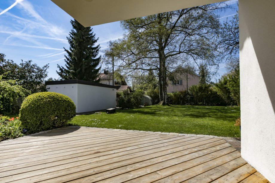 Terasse Doppelhaush�lfte Krailling