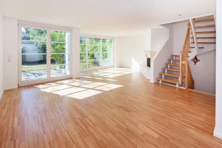 Wohnzimmer Doppelhaush�lfte M�nchen