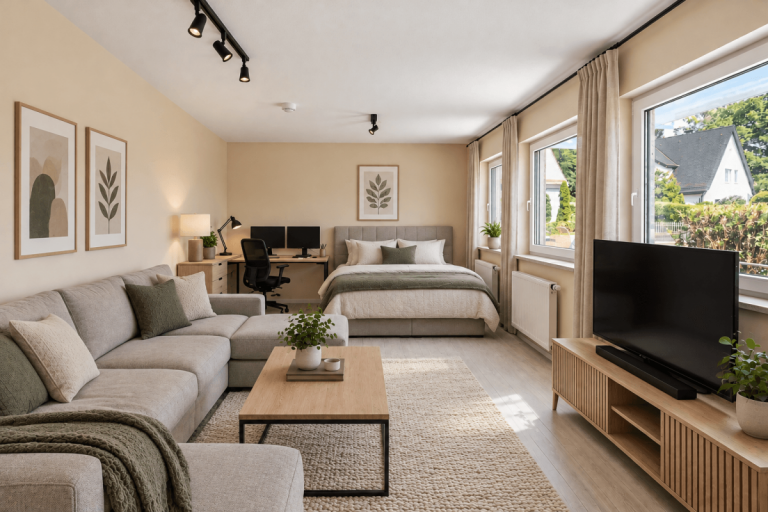 KI optimiertes Schlafzimmer N�rnberg - N�rnberg, Stadt - N�rnberg Ost - N�rnberg (Laufamholz) Wohnung HEGERICH: Clever investieren - 1-Zimmer-Wohnung in N�rnberg-Laufamholz
