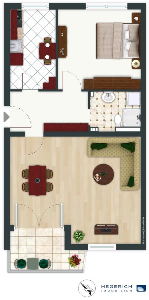 Grundriss Etagenwohnung M�nchen