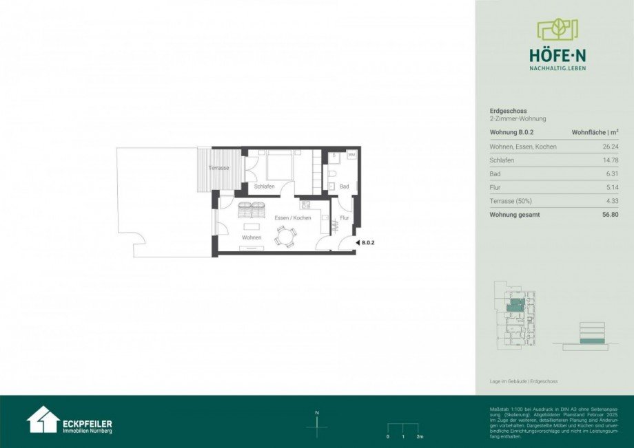 Grundriss_B_0.2 Erdgeschosswohnung N�rnberg