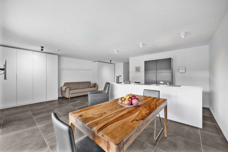 Essecke mit offener K�che Terrassenwohnung M�nchen