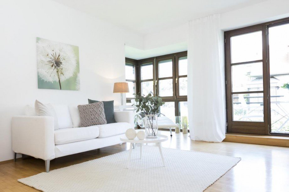 Detailansicht Wohnbereich Etagenwohnung M�nchen