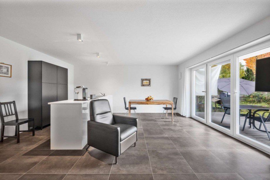 Wohnzimmer Terrassenwohnung M�nchen