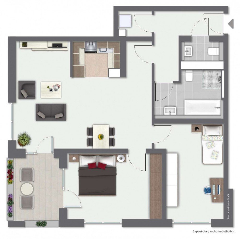 Grundriss Etagenwohnung N�rnberg