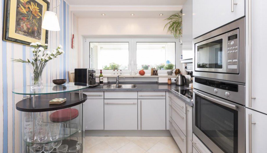 moderne Einbauk�che Etagenwohnung M�nchen