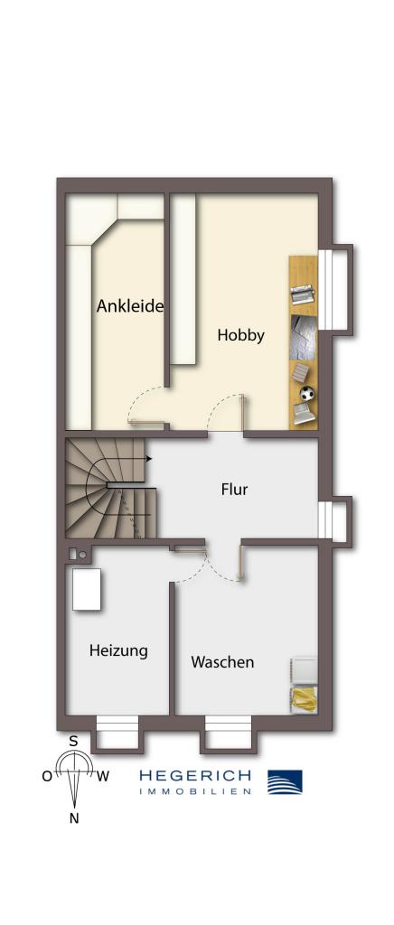 Grundriss UG Doppelhaush�lfte M�nchen