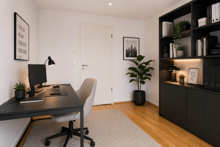 B�ro (KI visualisiert) Erdgeschosswohnung N�rnberg