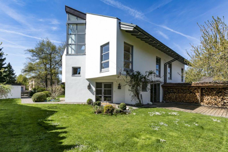 Au�enansicht Doppelhaush�lfte Krailling