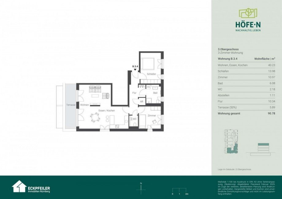 Grundriss_B_3.4 Etagenwohnung N�rnberg
