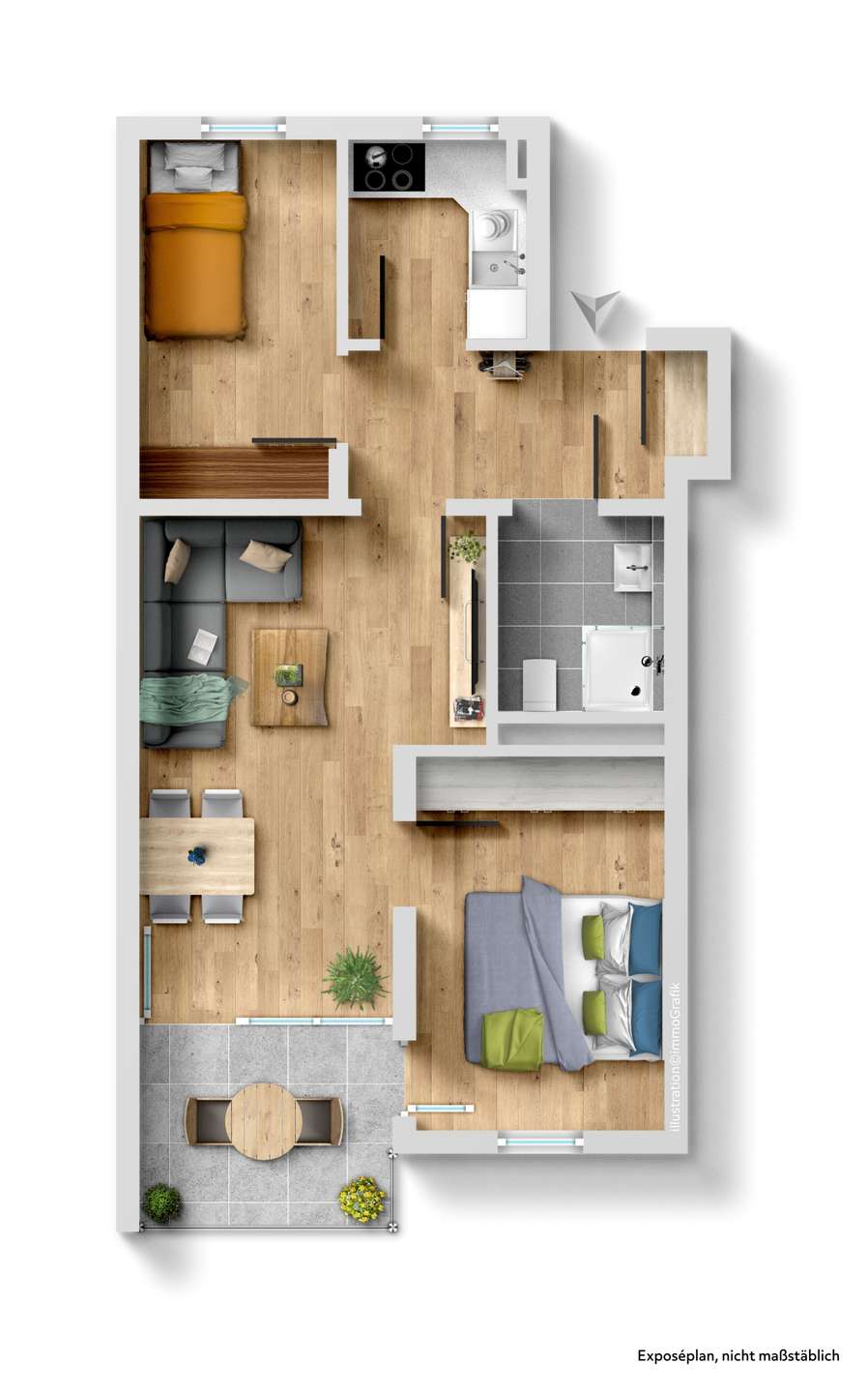 Grundriss Etagenwohnung N�rnberg