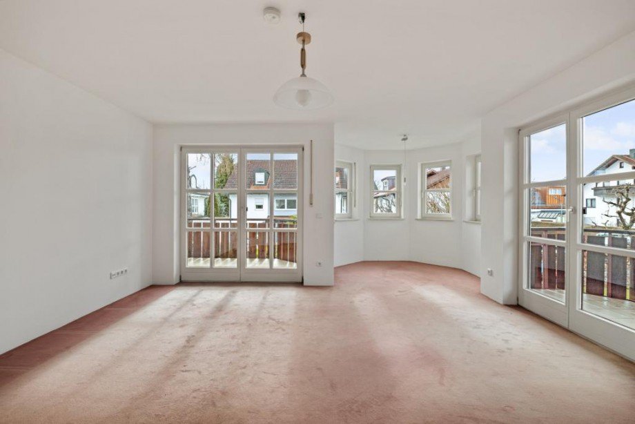 Wohnzimmer Etagenwohnung M�nchen