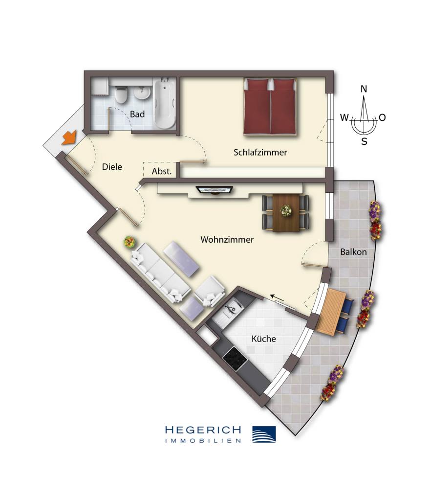 Grundriss Wohnung M�nchen