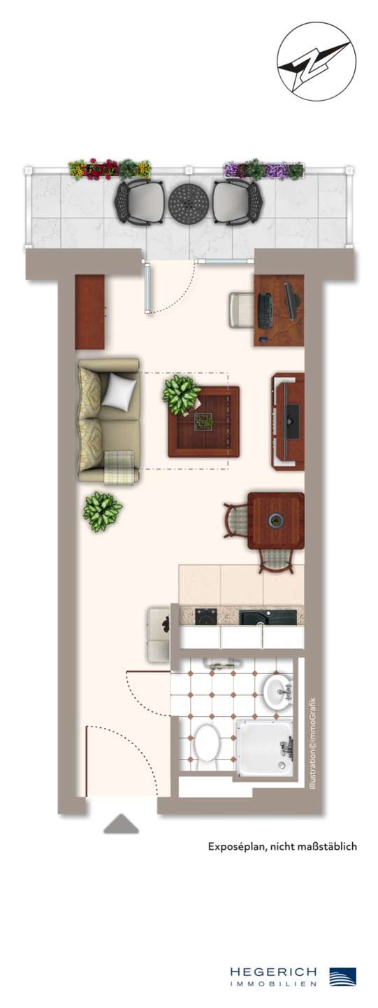 Grundriss Erdgeschosswohnung M�nchen