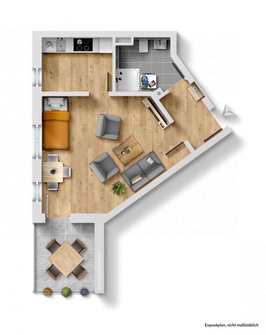 Grundriss Etagenwohnung N�rnberg