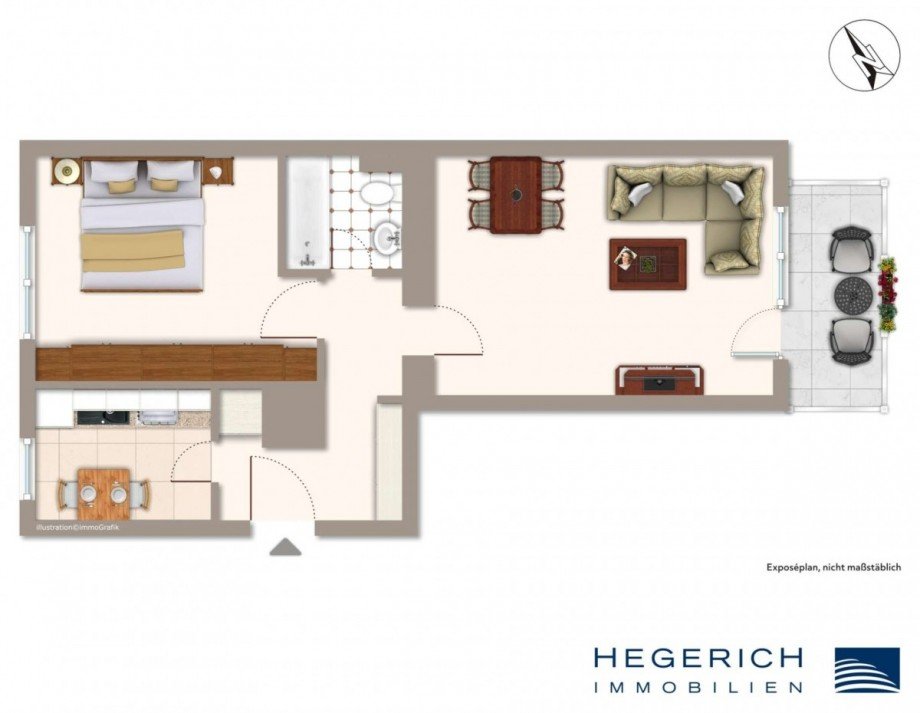 Grundriss Erdgeschosswohnung M�nchen