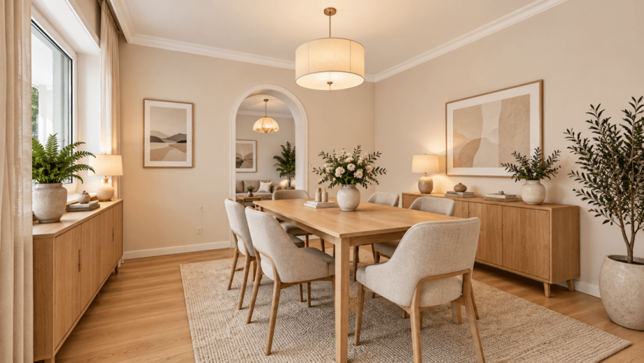 Essbereich (KI Visualisierung) Etagenwohnung Gr�nwald