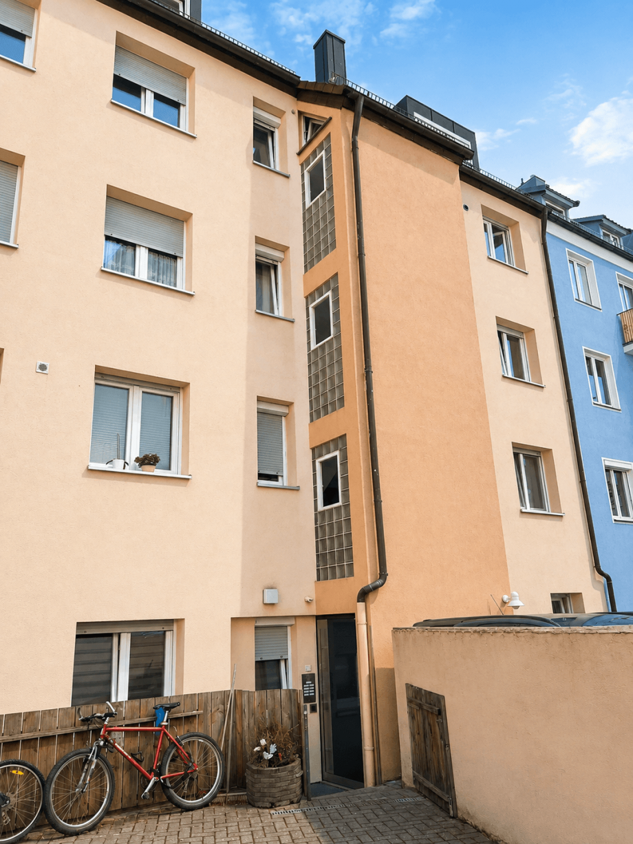 Hausansicht Etagenwohnung N�rnberg