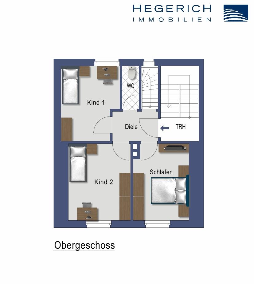 Grundriss OG Einfamilienhaus M�nchen