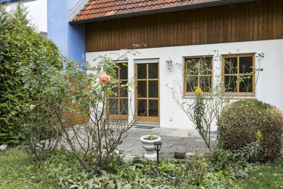 R�ckansicht Einfamilienhaus M�nchen