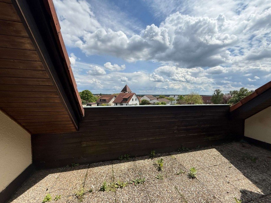 Balkon Dachgeschosswohnung Cadolzburg